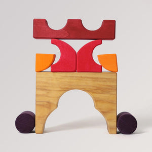 Grimm's Bauspiel Rot für Kinder ab 1 Jahr