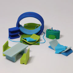 Blaues Bauhaus von Grimms