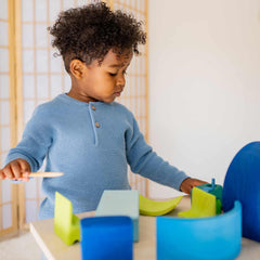 Blaues Bauhaus von Grimms