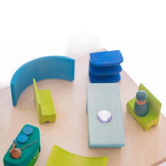 Blaues Bauhaus von Grimms