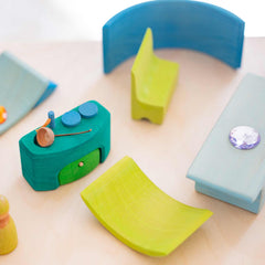 Blaues Bauhaus von Grimms