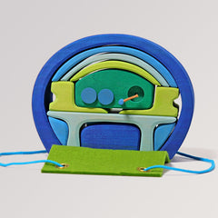 Blaues Bauhaus von Grimms