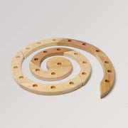 Geburtstagsspirale natur aus Holz von Grimms