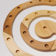 Geburtstagsspirale natur aus Holz von Grimms