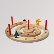 Geburtstagsspirale natur aus Holz von Grimms