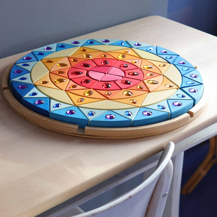 Glitzermandala Sonne von Grimms
