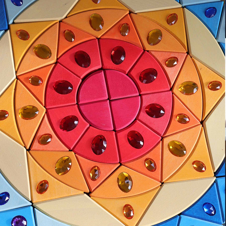 Glitzermandala Sonne von Grimms