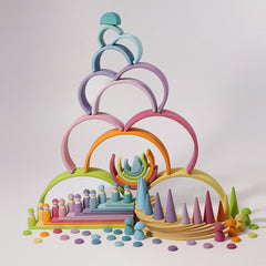 Großer Regenbogen Pastell von Grimms