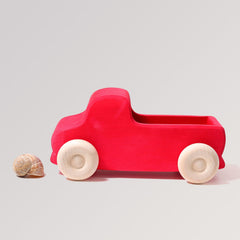 Großer roter Lastwagen von Grimms