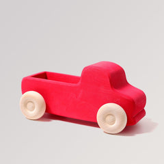 Großer roter Lastwagen von Grimms