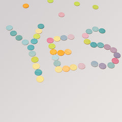 Konfettitaler Pastell von Grimms