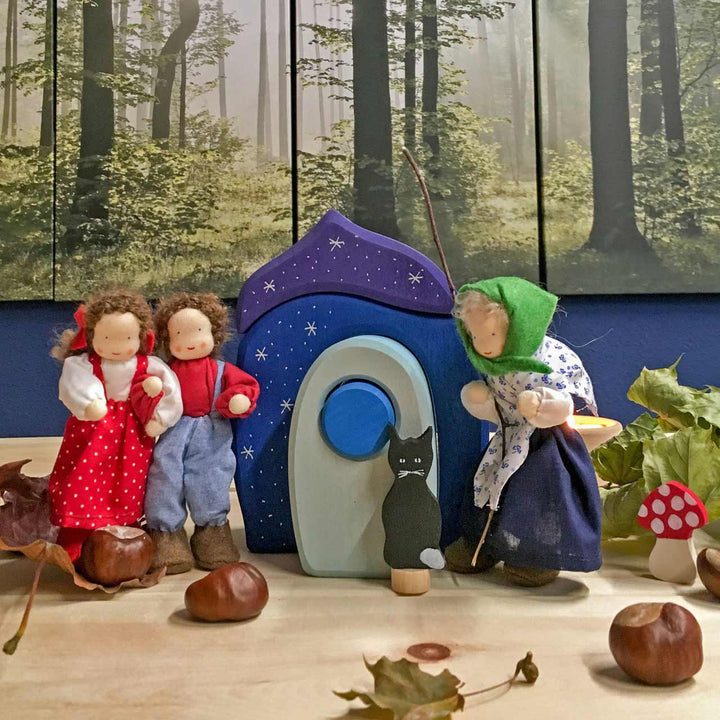 Märchendorf von Grimms mit Biegepuppen