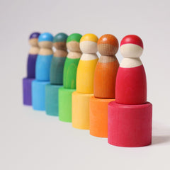 Sieben Freunde in Holzschälchen von Grimms