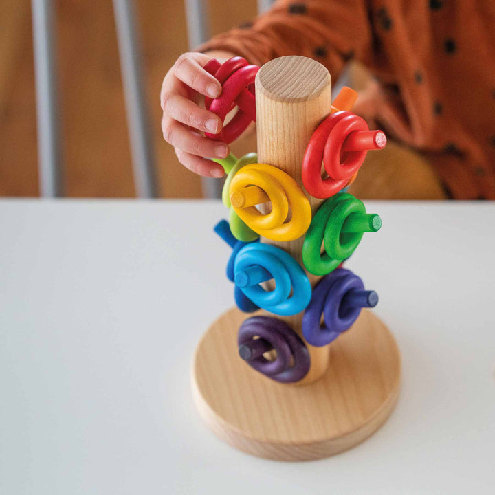 Sortierhilfe für Bauringe regenbogen von Grimms