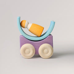 Grimm’s Stapel-Autos Lila für Kinder ab 0 Jahren