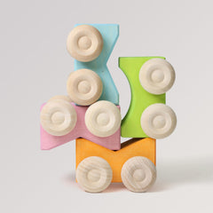 Grimm’s Stapel-Autos Orange für Kinder ab 0 Jahren