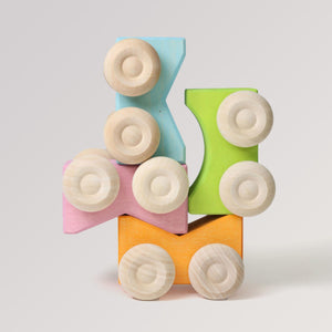 Grimm’s Stapel-Autos Orange für Kinder ab 0 Jahren