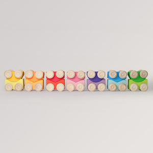 Grimm’s Stapel-Autos Orange für Kinder ab 0 Jahren