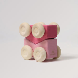 Grimm’s Stapel-Autos Rosa für Kinder ab 0 Jahren