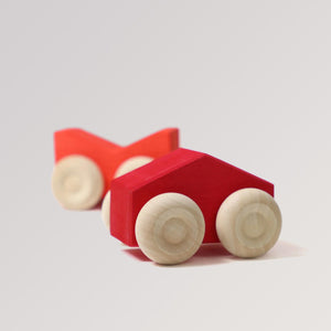 Grimm’s Stapel-Autos Rot für Kinder ab 0 Jahren