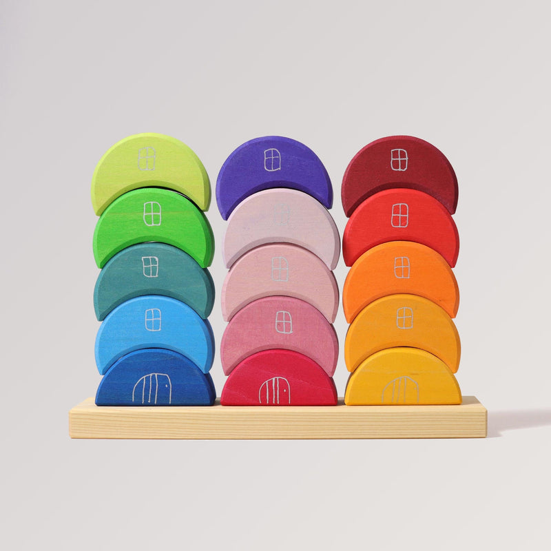 Stapelspiel Mondhäuschen von Grimms