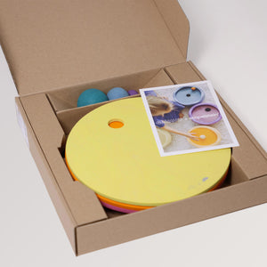 Stapelstein® Kullerscheiben Warm Pastell von Grimms