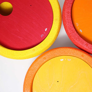 Stapelstein® Kullerscheiben Warm Classic von Grimms