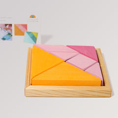 Tangram Rosa-Orange von Grimms