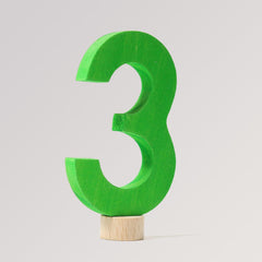 Zahlenstecker Schulschrift 3 von Grimms