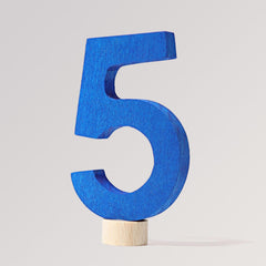 Zahlenstecker Schulschrift 5 von Grimms