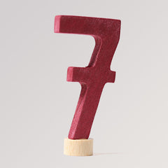 Zahlenstecker Schulschrift 7 von Grimms