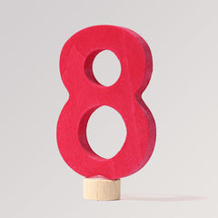 Zahlenstecker Schulschrift 8 von Grimms