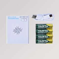 Herrnhuter Akku-Batteriehalter mit Timer und Ladefunktion