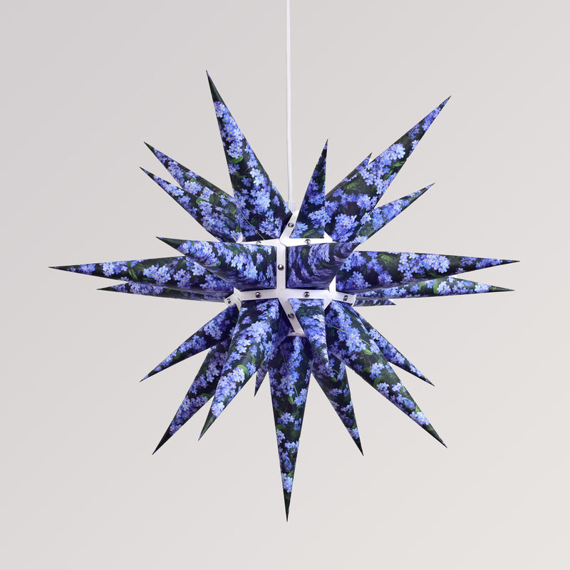 Stern I6 Vergissmeinnicht 60cm Papier 2023