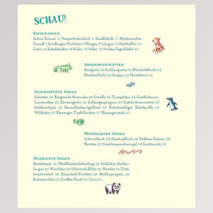 Kinderbuch "Geniale Augen - Eine kuriose Tiersammlung" - Seite 6