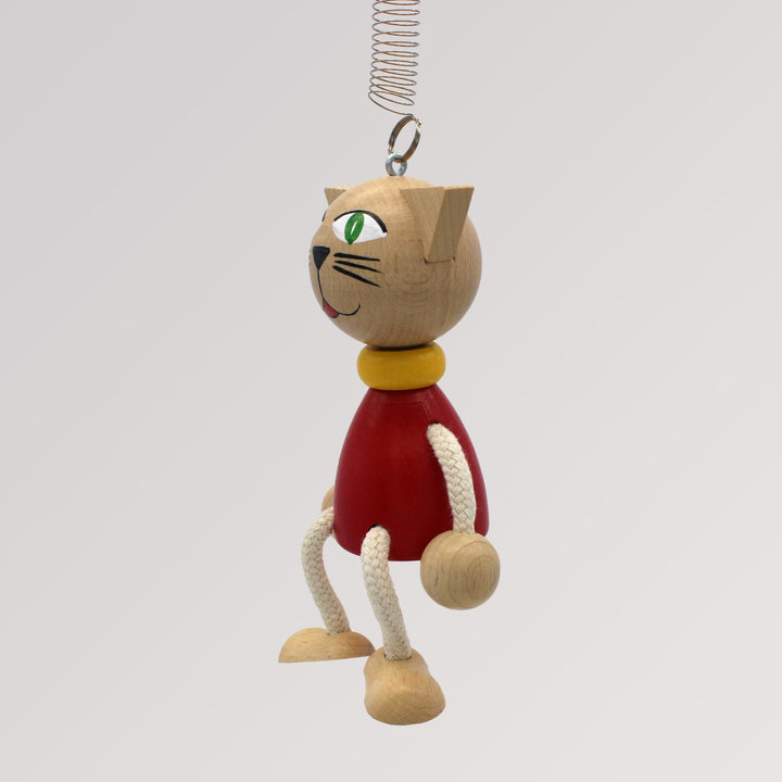 Schwingfigur Katze bunt von Krokido