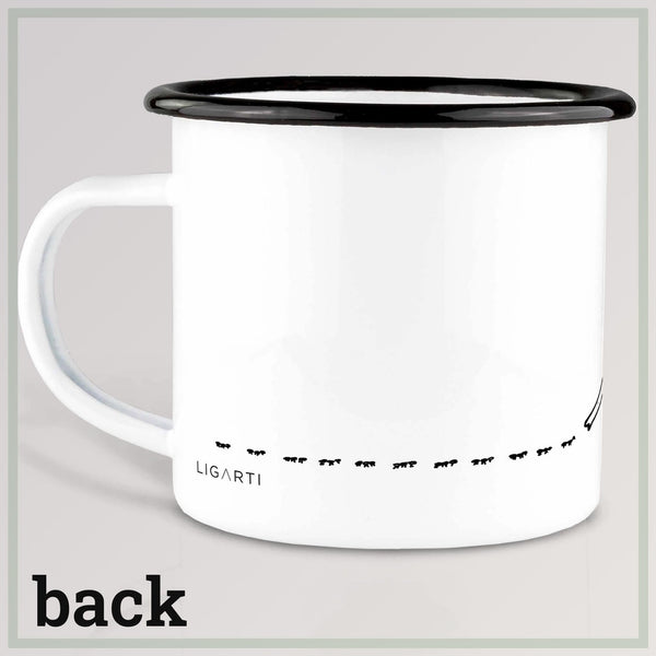 Emailletasse - Schleckbert - 300ml von Ligarti