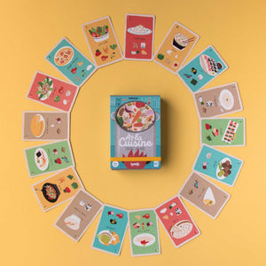 À la cuisine - Kartenspiel von Londji für Kinder ab 7 Jahren zum Thema Küche und Zutaten