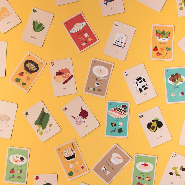 À la cuisine - Kartenspiel von Londji für Kinder ab 7 Jahren zum Thema Küche und Zutaten