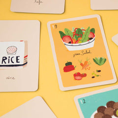 À la cuisine - Kartenspiel von Londji für Kinder ab 7 Jahren zum Thema Küche und Zutaten