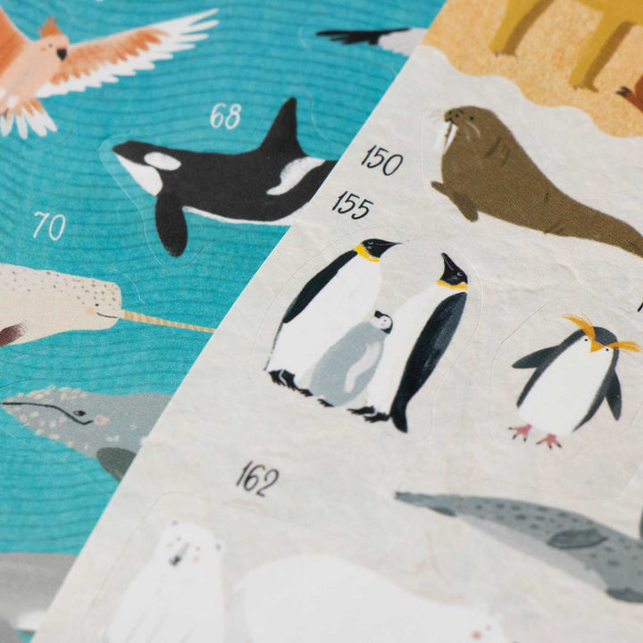 Animal World Poster und Tiersticker von Londji