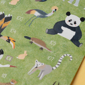Animal World Poster und Tiersticker von Londji