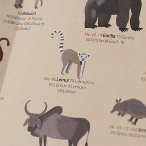 Animal World Poster und Tiersticker von Londji