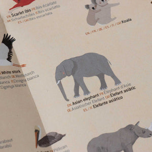 Animal World Poster und Tiersticker von Londji