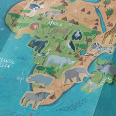 Animal World Poster und Tiersticker von Londji