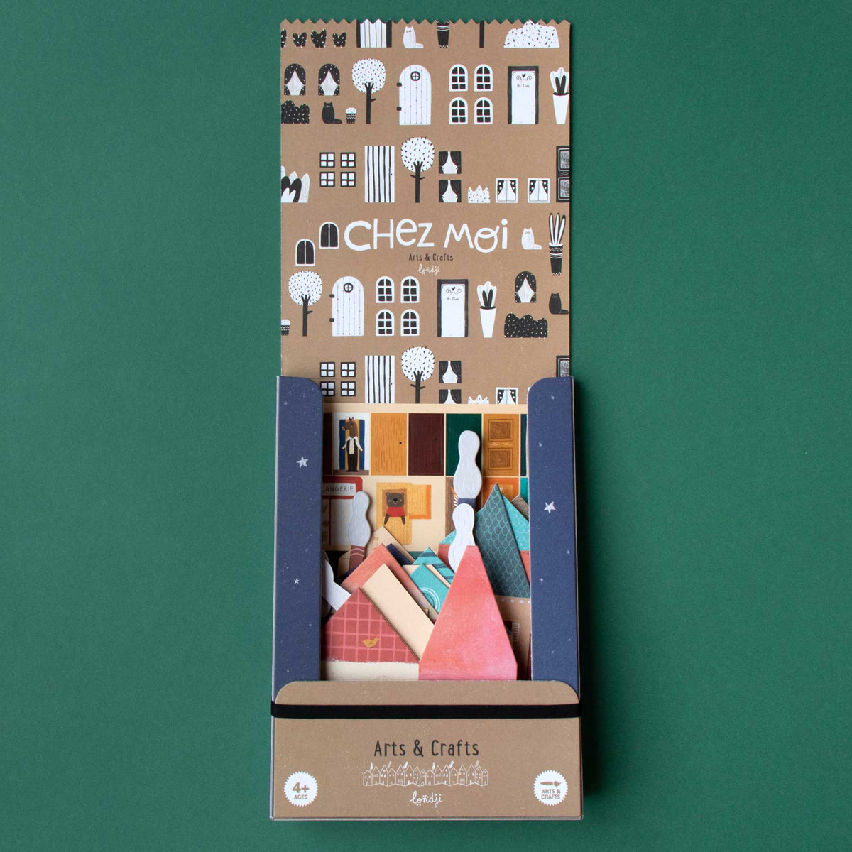 Londji Sticker-Set Chez Moi - Thema zu Hause für Kinder ab 4 Jahren