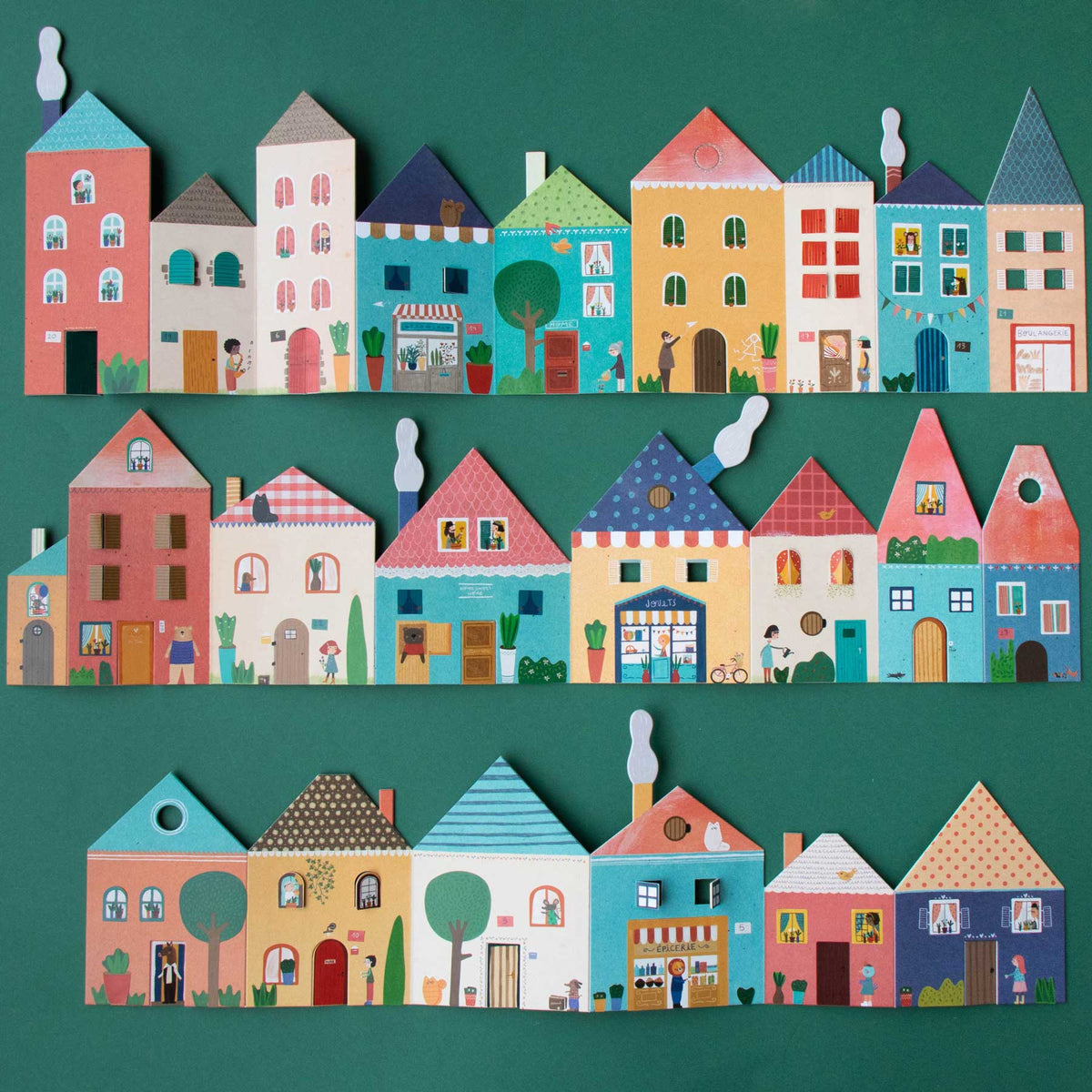 Londji Sticker-Set Chez Moi - Thema zu Hause für Kinder ab 4 Jahren