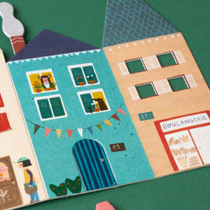 Londji Sticker-Set Chez Moi - Thema zu Hause für Kinder ab 4 Jahren