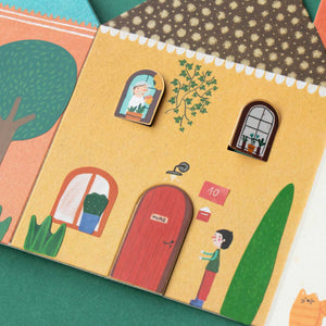 Londji Sticker-Set Chez Moi - Thema zu Hause für Kinder ab 4 Jahren