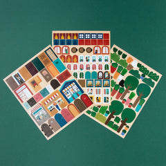 Londji Sticker-Set Chez Moi - Thema zu Hause für Kinder ab 4 Jahren